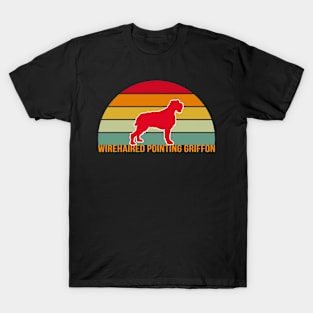 Wirehaired Pointing Griffon Vintage Silhouette T-Shirt